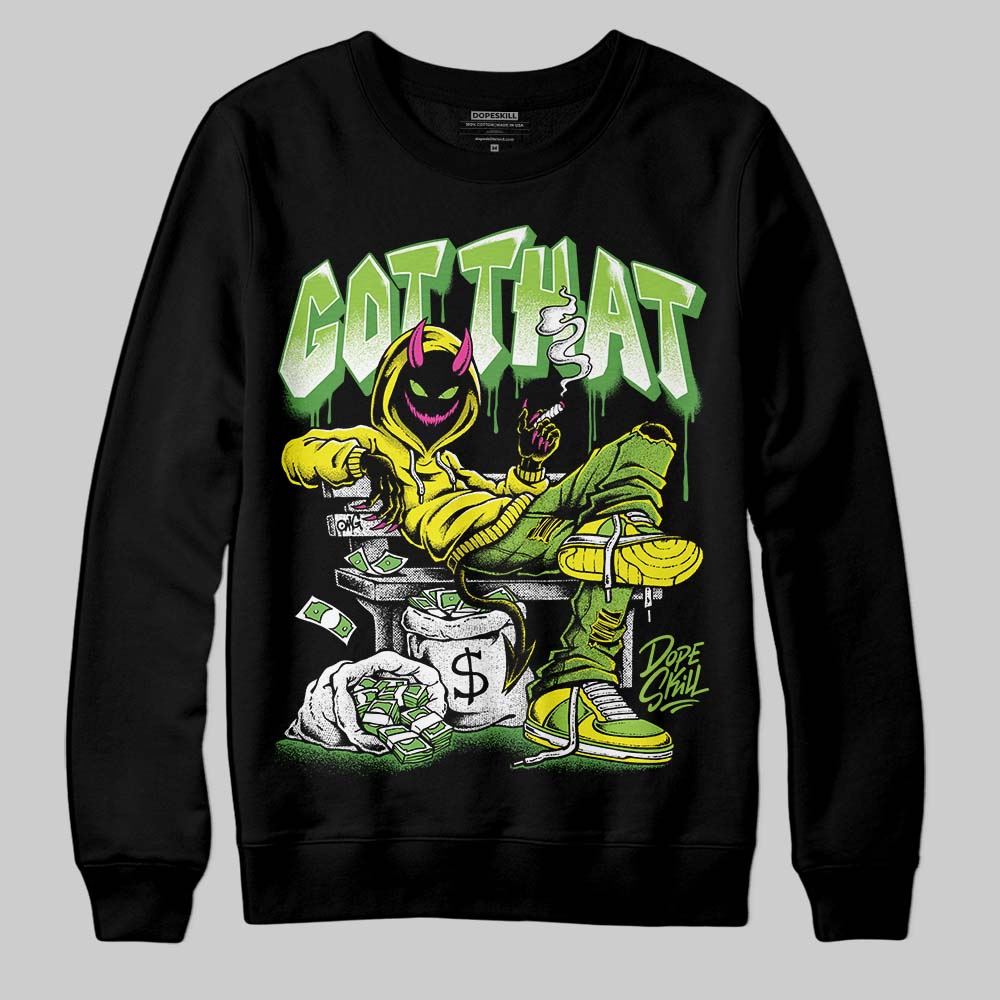 Neon Green Sneakers DopeSkill Sweatshirt Got That Graphic Streetwear - black