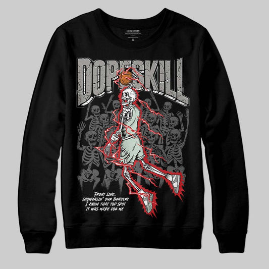 Jordan 1 Retro Low OG Year of the Snake (2025) DopeSkill Sweatshirt Thunder Dunk Graphic Streetwear - Black