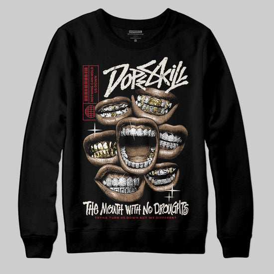 Nigel Sylvester x Jordan 1 Low OG “Nitro” DopeSkill Sweatshirt The Mouth With No Droughts Graphic Streetwear - Black