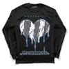 Jordan 3 "Midnight Navy" DopeSkill Long Sleeve T-Shirt Juneteenth Heart Graphic Streetwear - Black