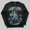 Jordan 4 Denim “Worn Blue” DopeSkill Long Sleeve T-Shirt Cant Lose Graphic Streetwear - Black