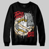 Jordan 5 Retro Reverse Metallic DopeSkill Sweatshirt Takin No L's Graphic Streetwear - Black