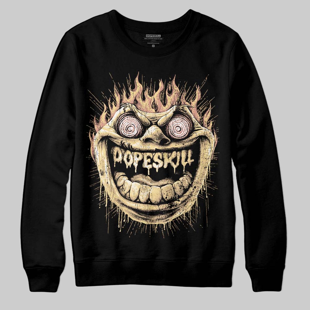 TAN Sneakers DopeSkill Sweatshirt Hellfire Graphic Streetwear - black