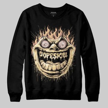 TAN Sneakers DopeSkill Sweatshirt Hellfire Graphic Streetwear - black