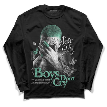 Jordan 3 "Green Glow" DopeSkill Long Sleeve T-Shirt Boys Don't Cry Graphic Streetwear - Black 