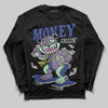 Jordan 1 Retro Low OG Zion Williamson Voodoo Alternate DopeSkill Long Sleeve T-Shirt Money Callin' Graphic Streetwear - Black