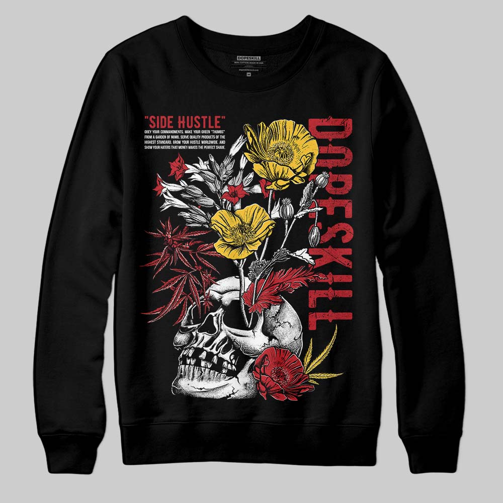 Jordan 14 Retro Ferrari (2025) DopeSkill Sweatshirt Side Hustle Graphic Streetwear - black