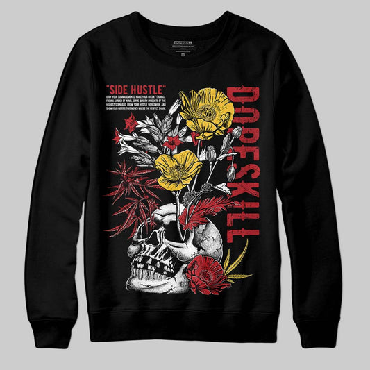 Jordan 14 Retro Ferrari (2025) DopeSkill Sweatshirt Side Hustle Graphic Streetwear - black