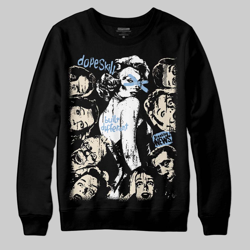 Nike Air Diamond Turf Must Be the Money DopeSkill Sweatshirt Built Different Graphic Streetwear - black