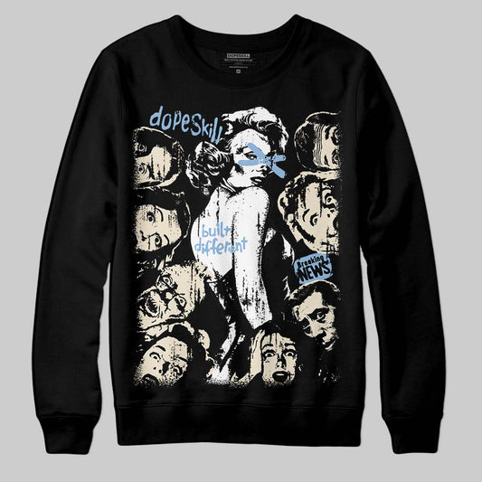 Nike Air Diamond Turf Must Be the Money DopeSkill Sweatshirt Built Different Graphic Streetwear - black