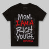 Grey Sneakers DopeSkill Toddler Kids T-shirt Mom, I Am A Rich Youth Graphic Streetwear - Black