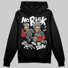 Jordan 10 Retro Shadow (2025) DopeSkill Hoodie Sweatshirt No Risk No Story Graphic Streetwear - Black