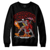 Red Sneakers DopeSkill Sweatshirt VERSUS Graphic Streetwear - Black