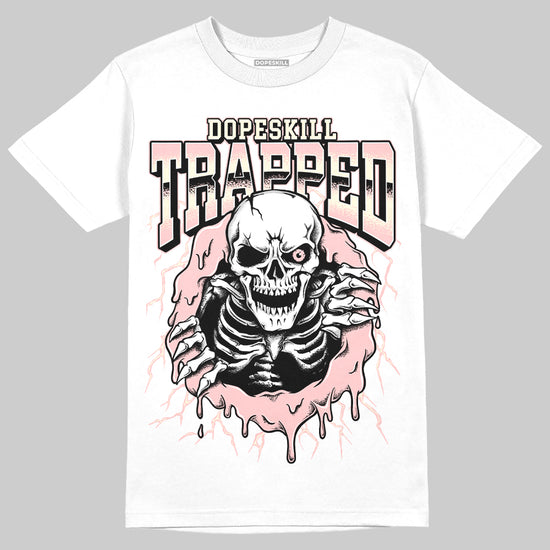 Jordan 1 High OG WMNS Washed Pink DopeSkill T-Shirt Trapped Halloween Graphic Streetwear - WHite 