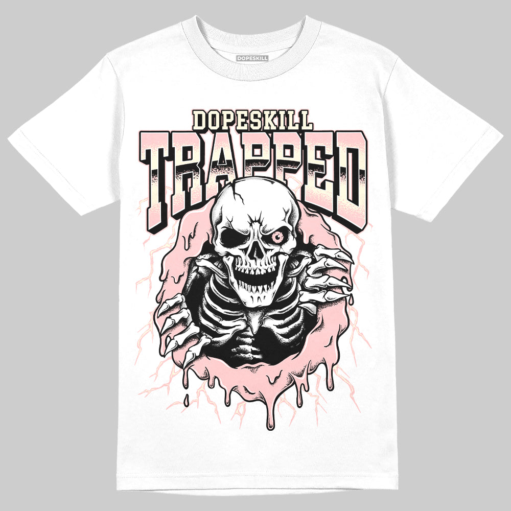 Jordan 1 High OG WMNS Washed Pink DopeSkill T-Shirt Trapped Halloween Graphic Streetwear - WHite 