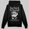 Jordan 4 “Fear” DopeSkill Hoodie Sweatshirt Owe It To Yourself Graphic Streetwear - Black