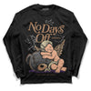 Jordan 6 WMNS Gore-Tex Brown Kelp DopeSkill Long Sleeve T-Shirt New No Days Off Graphic Streetwear - Black