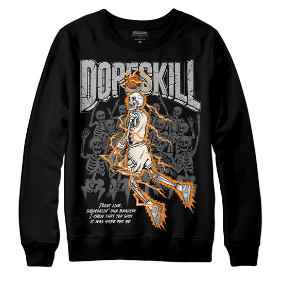 Dunk Low Cool Grey DopeSkill Sweatshirt Thunder Dunk Graphic Streetwear - Black