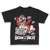 Jordan 1 Low OG "Chicago" DopeSkill Toddler Kids T-shirt Born To Be Rich Graphic Streetwear - Black
