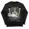 TAN Sneakers DopeSkill Long Sleeve T-Shirt Trust No One Graphic Streetwear - Black