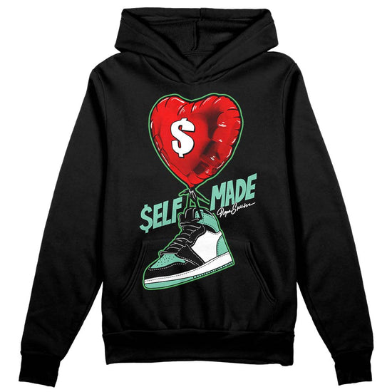 Jordan 1 High OG Green Glow DopeSkill Hoodie Sweatshirt Self Made Graphic Streetwear - black