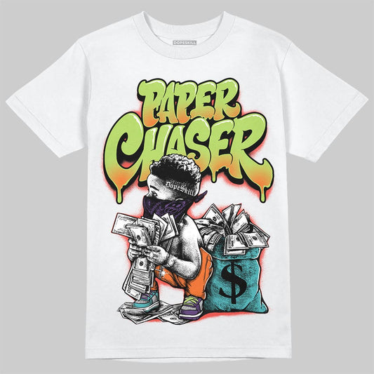 Max 95 Big Bubble Multi-Color DopeSkill T-Shirt Paper Chaser Boy Graphic Streetwear - White