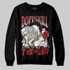 Jordan 1 High OG “Ruby” DopeSkill Sweatshirt Sorry I've Been Trappin Graphic Streetwear - Black