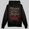 Jordan 9 'Olive' DopeSkill Hoodie Sweatshirt Money Is Our Motive Typo Graphic Streetwear - Black