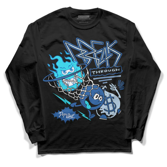 Jordan 11 Low “Space Jam” DopeSkill Long Sleeve T-Shirt Break Through Graphic Streetwear - black