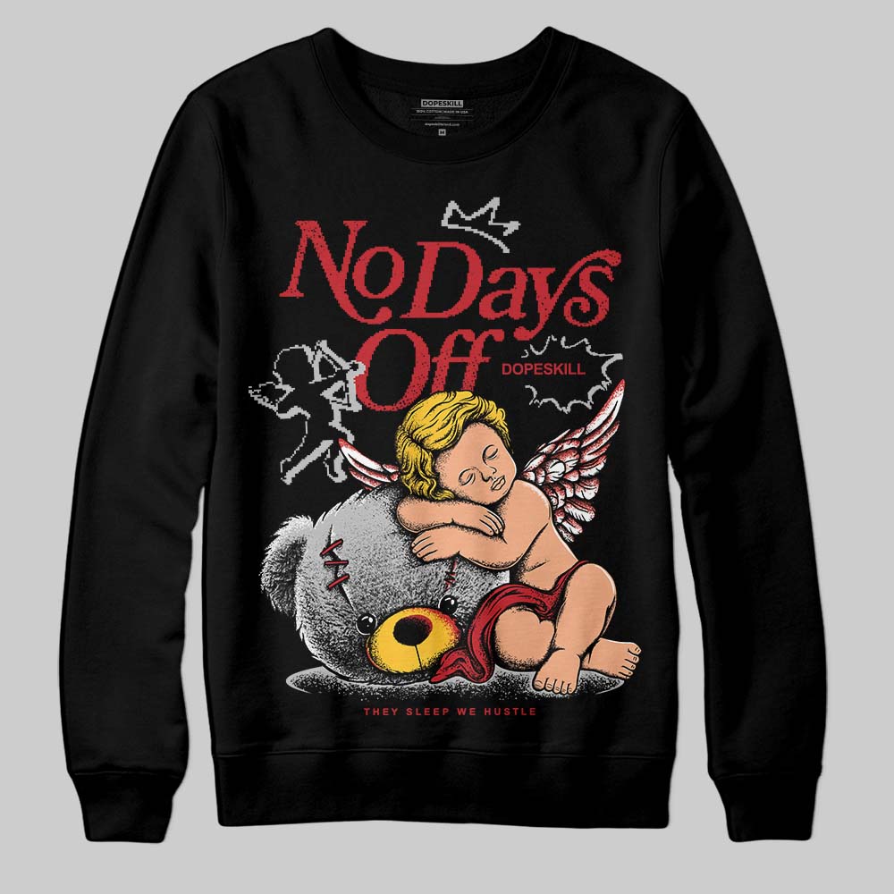 Jordan 14 Retro Ferrari (2025) DopeSkill Sweatshirt New No Days Off Graphic Streetwear - Black