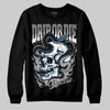 Jordan 9 Retro 'Flint Grey' 2026 DopeSkill Sweatshirt Drip or Die Graphic Streetwear - Black