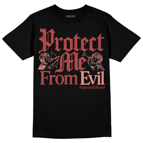 Jordan 13 “Dune Red” DopeSkill T-Shirt Protect Me From Evil Graphic Streetwear - Black