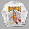 Jordan 12 Retro Black Taxi DopeSkill Long Sleeve T-Shirt Thunder Dunk Graphic Streetwear - White 