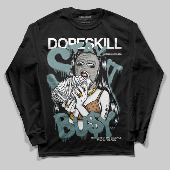 Nike Air Max 1 Low Poly “Adventure” DopeSkill Long Sleeve T-Shirt Stay It Busy Graphic Streetwear - Black