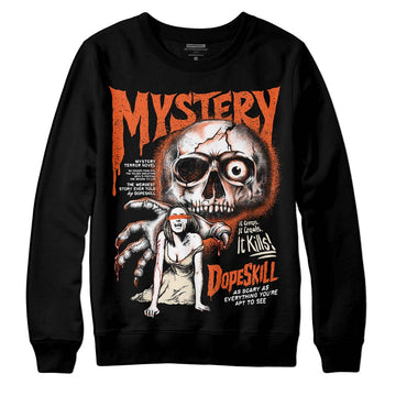 Jordan 3 Georgia Peach DopeSkill Sweatshirt Mystery Ghostly Grasp Graphic Streetwear - Black