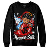 Jordan 1 Low OG “Black Toe” DopeSkill Sweatshirt Heaven Sent Graphic Streetwear - black