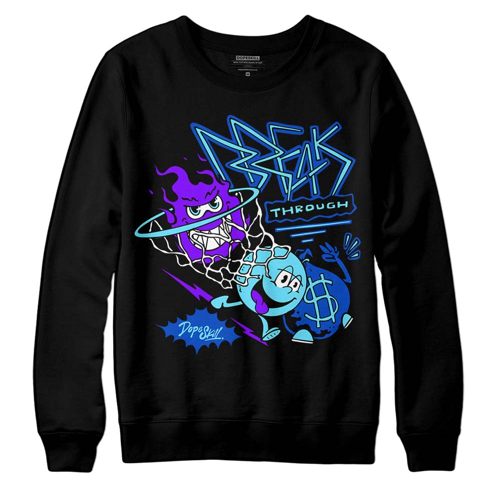 Dunk Low Argon DopeSkill Sweatshirt Break Through Graphic Streetwear - Black