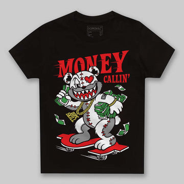 Black and White Sneakers DopeSkill Toddler Kids T-shirt Money Callin' Graphic Streetwear - black