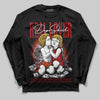 Nigel Sylvester x Air Jordan 4 ‘Brick by Brick’ DopeSkill Long Sleeve T-Shirt Real Lover Graphic Streetwear - Black