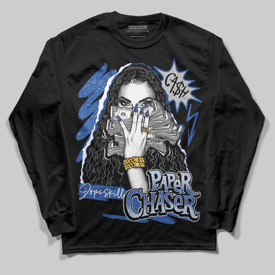 Awake NY x Jordan 5 Retro 'Black Racer Blue' DopeSkill Long Sleeve T-Shirt NPC Graphic Streetwear - Black
