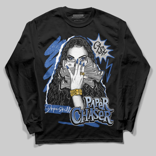 Awake NY x Jordan 5 Retro 'Black Racer Blue' DopeSkill Long Sleeve T-Shirt NPC Graphic Streetwear - Black
