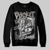 Jordan 4 Retro Cave Stone DopeSkill Sweatshirt Pocket Change Graphic Streetwear - Black