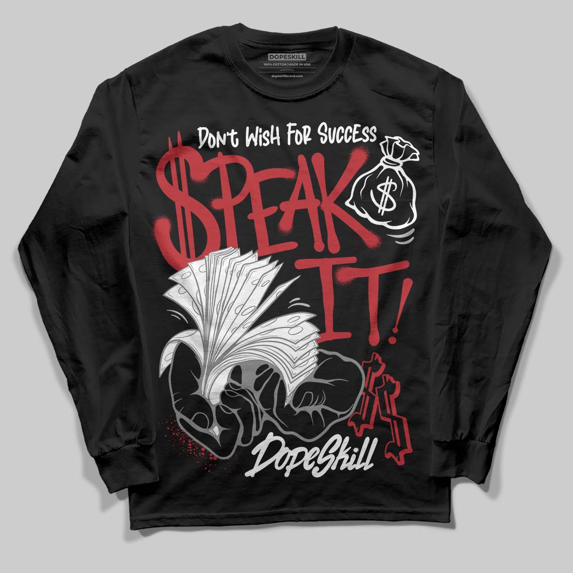 Jordan 8 Retro Bugs Bunny (2025) DopeSkill Long Sleeve T-Shirt Speak It Graphic Streetwear - Black