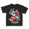 Jordan 1 Low OG "Chicago" DopeSkill Toddler Kids T-shirt Smile Through The Pain Graphic Streetwear - Black