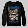 Jordan 1 Low OG “Storm Blue” DopeSkill Sweatshirt The Mouth With No Droughts Graphic Streetwear - Black