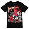 DJ Khaled x Jordan 5 Retro ‘Crimson Bliss’ DopeSkill T-Shirt Drip'n Never Tripp'n Graphic Streetwear - Black