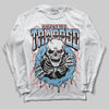 Travis Scott x Jordan 4 Retro 'Cactus Jack' DopeSkill Long Sleeve T-Shirt Trapped Halloween Graphic Streetwear - White