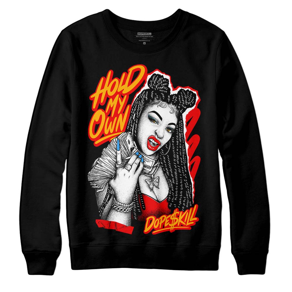 Red Sneakers DopeSkill Sweatshirt New H.M.O Graphic Streetwear - Black