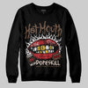 Jordan 9 'Olive' DopeSkill Sweatshirt Hot Mouth Graphic Streetwear - Black