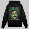 Green Sneakers DopeSkill Hoodie Sweatshirt Root of Evil Graphic Streetwear - Black